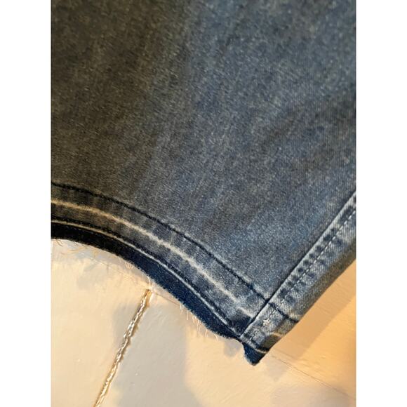 Happily Grey Long Denim Midi Skirt Medium Wash 27 - Picture 4 of 6